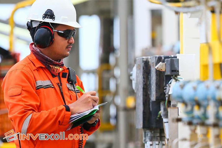 An engineer in oil and gas production industry