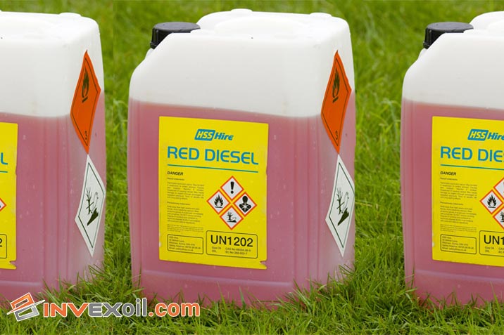 What is red diesel? three bottles cover picture