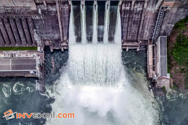 Dam and Waterfall power to generate green energy